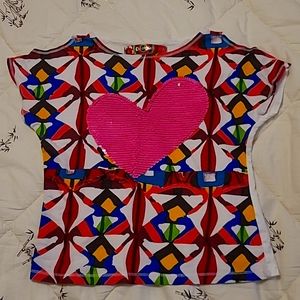 Desigual girls size 7/8 top